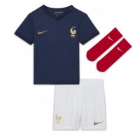 Dječji Nogometni Dres Francuska Aurelien Tchouameni #8 Domaci SP 2022 Kratak Rukav (+ Kratke hlače)
